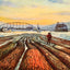 Towing Logs on the Willamette River art print