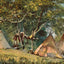 A Deserted Camp on the Snake River vintage print