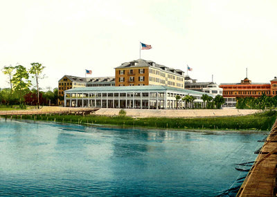 Ormond Hotel Ormond FL in 1907 Vintage Print (7 Sizes) - Reproduction