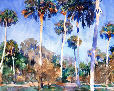 Palms fine art print by John Singer Sargent (1917)