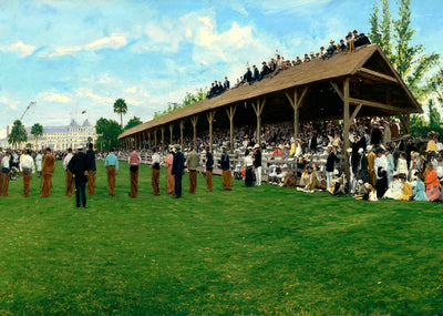 Grand Stand Royal Poinciana Palm Beach in 1907 Art Print (7 Sizes)
