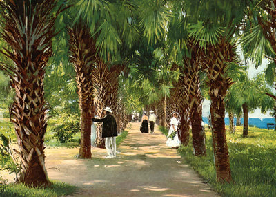 Palmetto Walk Tampa Bay Hotel in 1907 Vintage Print (7 Sizes) - Archival Paper