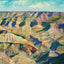 Panorama from Hotel Point Grand Canyon in 1907 Art Print (7 Sizes) - Enhanced