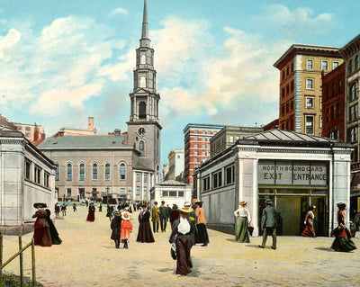 Park Street Entrance to Subway