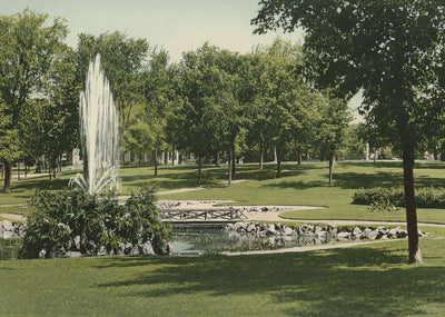 The Park Bath Maine in 1905 Vintage Print (7 Sizes) - High Quality
