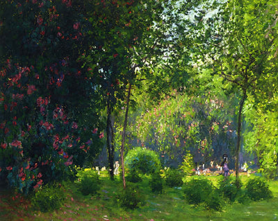 Park Monceau 2 art print by Claude Monet (1878)