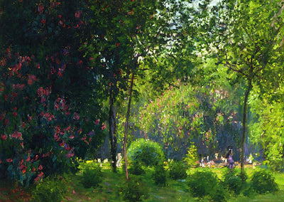 Park Monceau 2 Fine Art Print 1878 Painting by Claude Monet (6 Sizes)