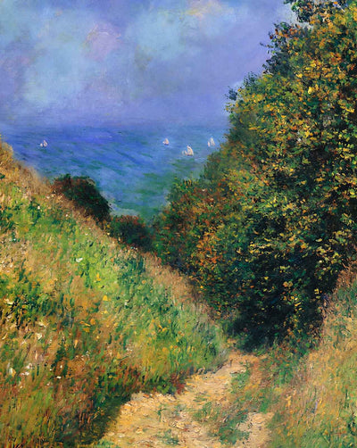 Path at Pourville 2 art print by Claude Monet (1882)