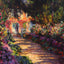 Pathway in Monet's Garden at Giverny (1901 - 1902) by Monet Art Print (6 Sizes)