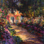 Pathway in Monet's Garden at Giverny (1901 - 1902) painting by Claude Monet (1901)