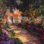 Pathway in Monet's Garden at Giverny (1901 - 1902) by Monet Art Print (6 Sizes)