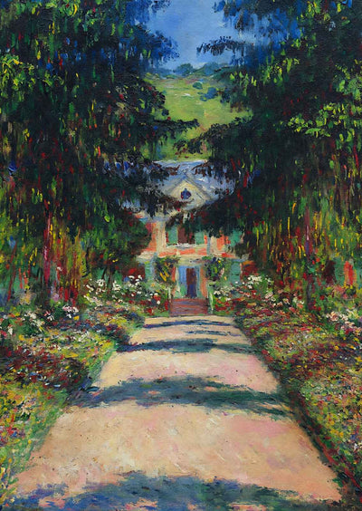 Pathway in Monet's Garden at Giverny (1900) by Claude Monet Art Print (6 Sizes)