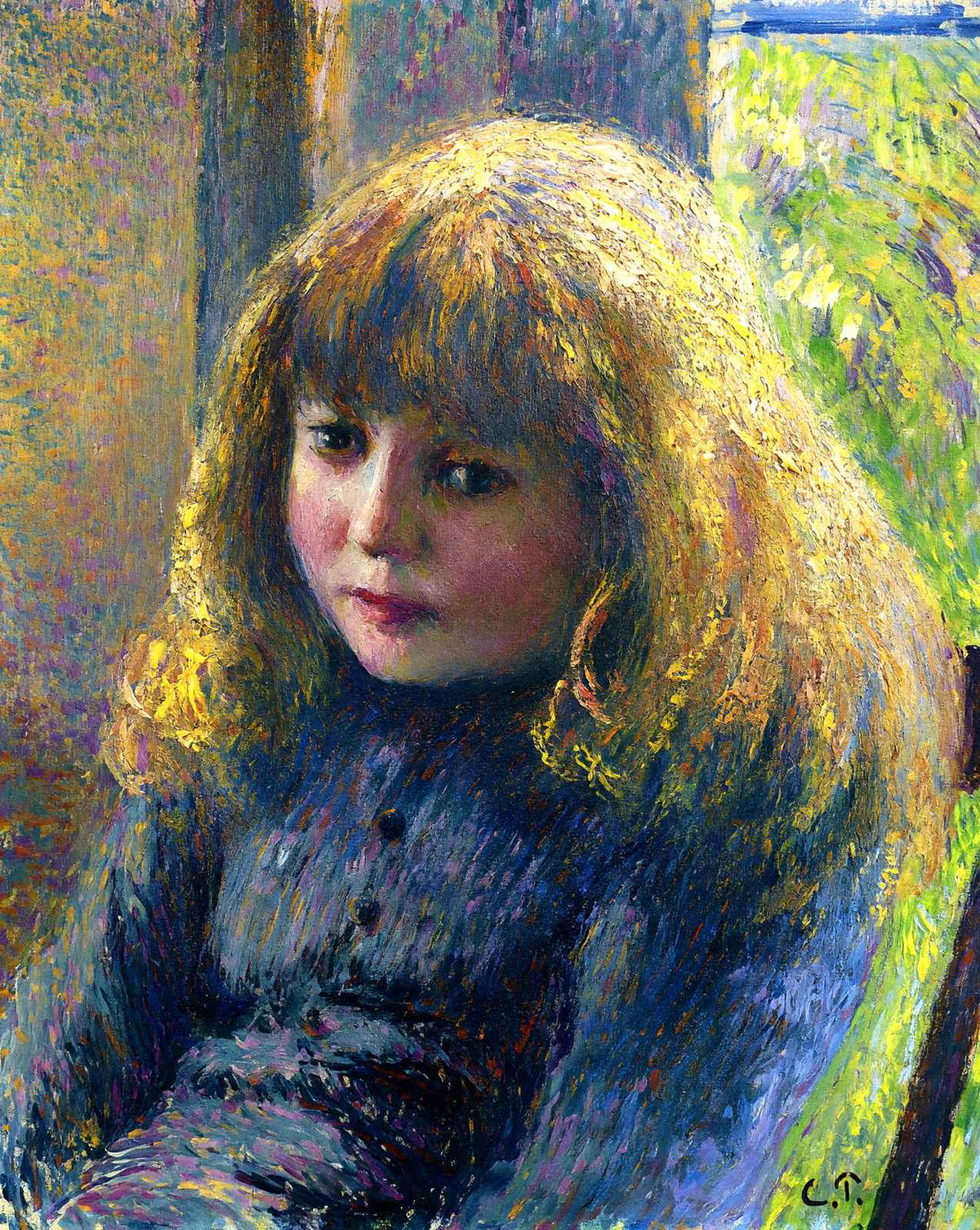 Paul Emile Pissarro art print by Camille Pissarro (1890)