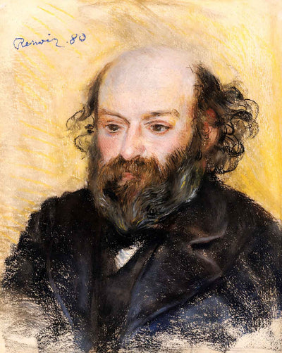 Paul Cezanne art print by Pierre-Auguste Renoir (1880)
