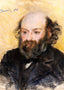 Paul Cezanne 1880 Painting by Pierre-Auguste Renoir Art Print (6 Sizes)
