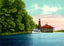The Pavilion Silver Lake Akron in 1907 Vintage Print (7 Sizes) - Restored