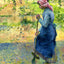 Paysanne Couchant Art Print 1882 Painting by Camille Pissarro (6 Sizes)