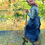 Paysanne Couchant Art Print 1882 Painting by Camille Pissarro (6 Sizes)