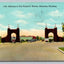 Entrance to Fort Francis E. Warren, Cheyenne, Wyoming Vintage Postcard