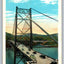 Bear Mountain Hudson River Bridge Ny, View from Anthony's Nose Mountain Postcard