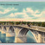 Main Street Bridge, Little Rock, Arkansas Vintage Postcard