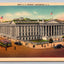 U. S. Treasury, Washington DC Vintage B. S. Reynolds Co Postcard