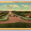 Washington DC from Arlington Memorial Gateway Vintage Postcard (circa 1950)