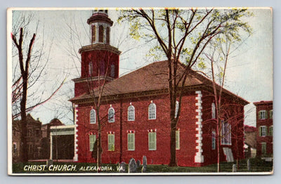 Christ Church, Alexandria, VA (Virginia) Vintage Postcard