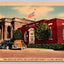 Post Office and Partial View of Methodist Church, Malvern, Arkansas Postcard