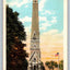 Saratoga Battle Monument. Schuylerville, NY (New York) Vintage Postcard