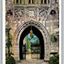 Main Gateway Harkness Memorial Quadrangle Yale University New Haven CT Postcard