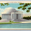 Thomas Jefferson Memorial, Washington DC Vintage Postcard