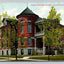 Home for Aged Women, Cedar Rapids, Iowa circa 1907 - Franklin Stamp Postcard