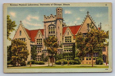 Ryerson Physical Laboratory, University of Chicago, Illinois Vintage Postcard