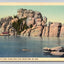 Sylvan Lake, Custer State Park, Black Hills, So. Dak. (South Dakota) Postcard