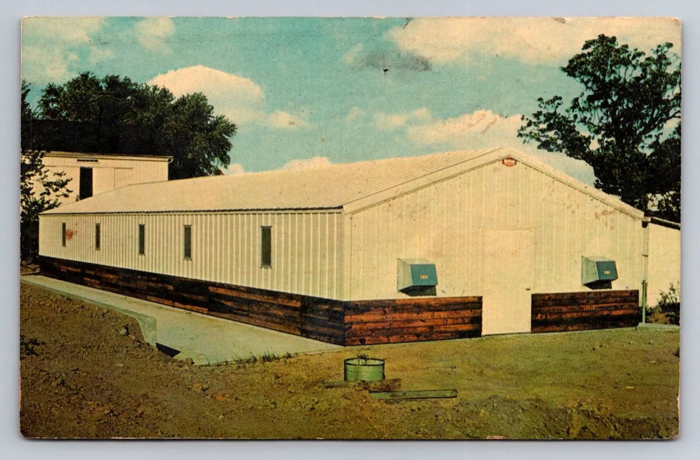 Morton Buildings Interlocking Fence Co. Morton, Illinois Vintage Postcard