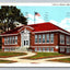 Public Library, Owosso, Michigan Vintage Postcard (circa 1938)