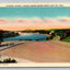 Scenic Highway Looking Toward Bourne Bridge. Cape Codd, Mass. Vintage Postcard