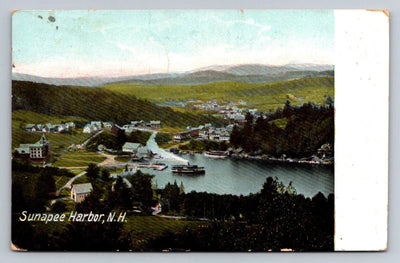 Sunapee Harbor, NH (New Hampshire) Vintage Postcard