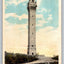 Pilgrim Memorial Monument, Provincetown, Mass. Height 252 Feet Vintage Postcard