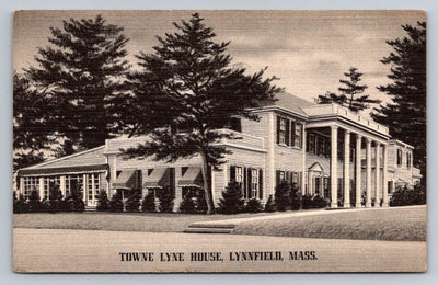 Towne Lyne House, Lynnfield, Mass. Vintage Postcard - Great!