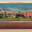 St. Lukes Hospital, Middleboro, Mass. Road in Foreground, Houses Postcard