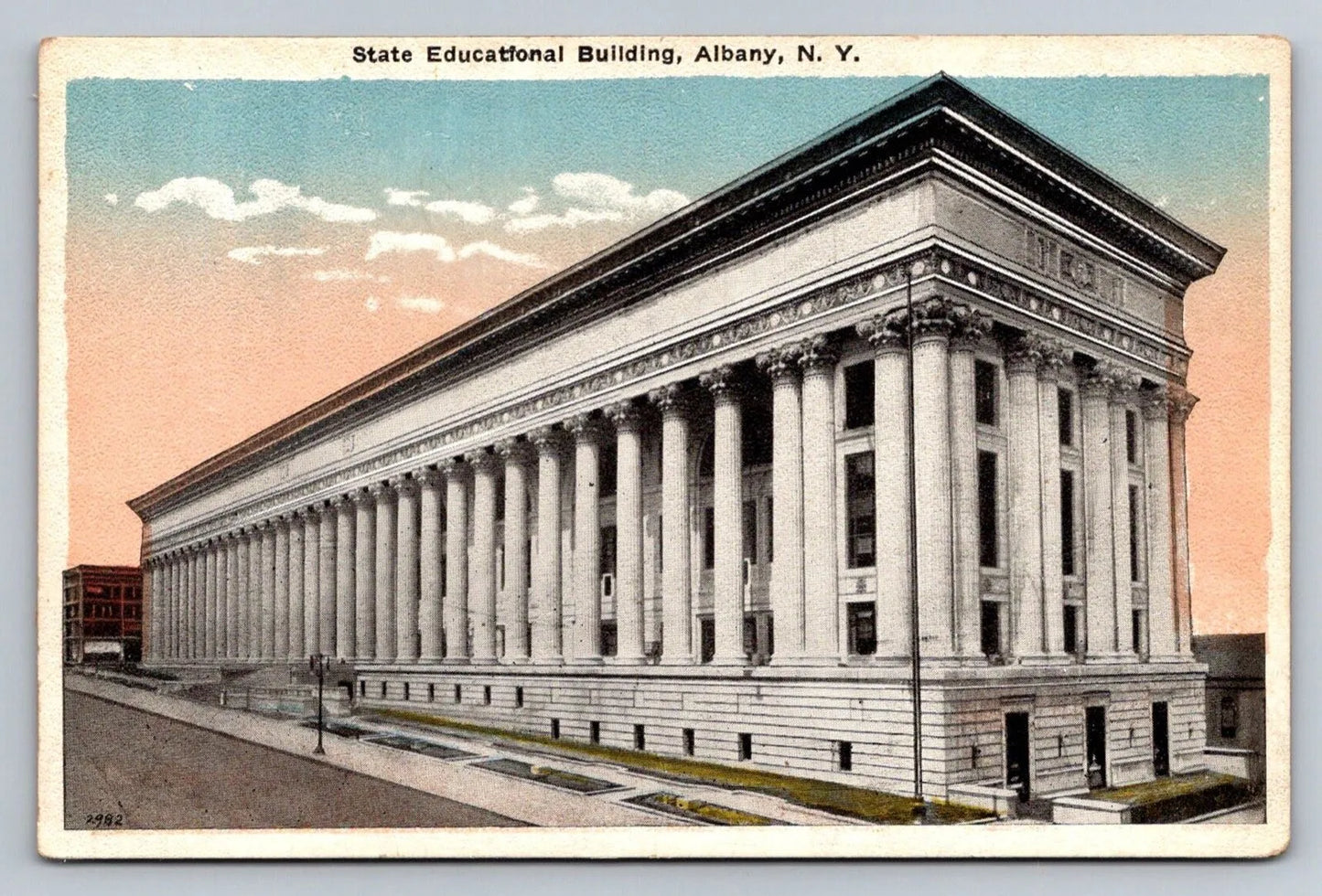 State Educational Building, Albany, NY - New York Vintage Postcard - Wonderful!