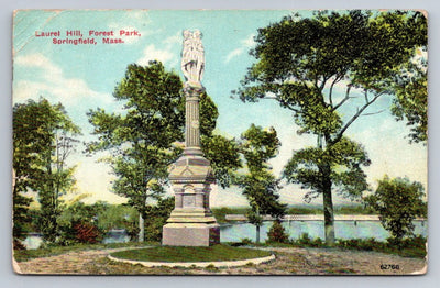 Laurel Hill, Forest Park, Springfield, Massachusetts Vintage Postcard