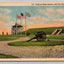 Flags of Three Nations, Old Fort Niagara, NY (New York) Vintage Postcard