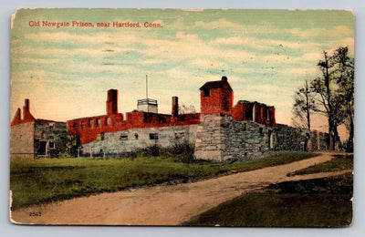 Old Newgate Prison, Near Hartford, Conn. (Connecticut) Vintage Postcard