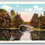 Elm Park, Worcester, Mass. - Pond, Bridge Vintage Postcard