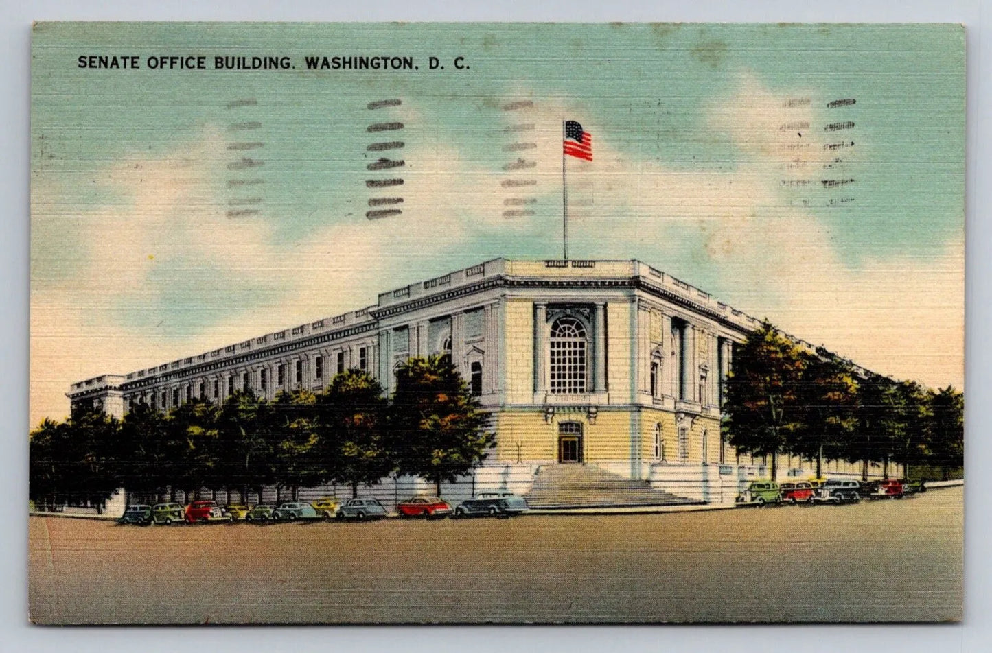 Senate Office Building, Washington DC Vintage Postcard (circa 1945)