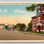 Highway and Bridges Entering Hornell Showing Washington School, NY Postcard