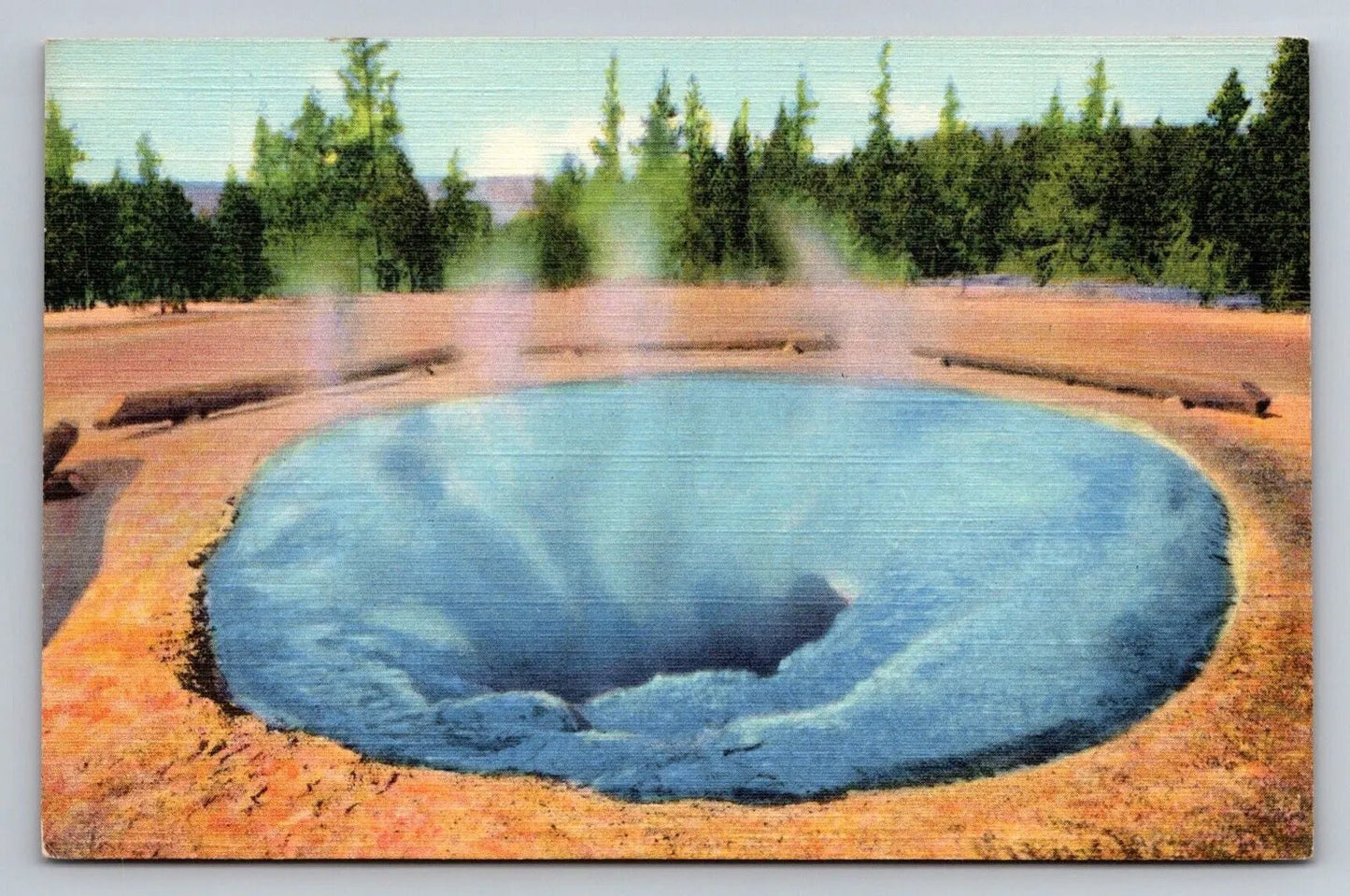 Morning Glory Pool, Yellowstone National Park - Geyser Basin, Wyoming Postcard